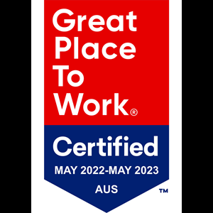 We were named as Australia’s Best Place to Work (Micro Category) by Great Place to Work