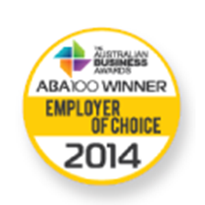 ABA 100 winner in the Employer of Choice category